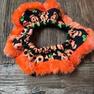 Halloween Pumpkin pet collars- Orange and Black